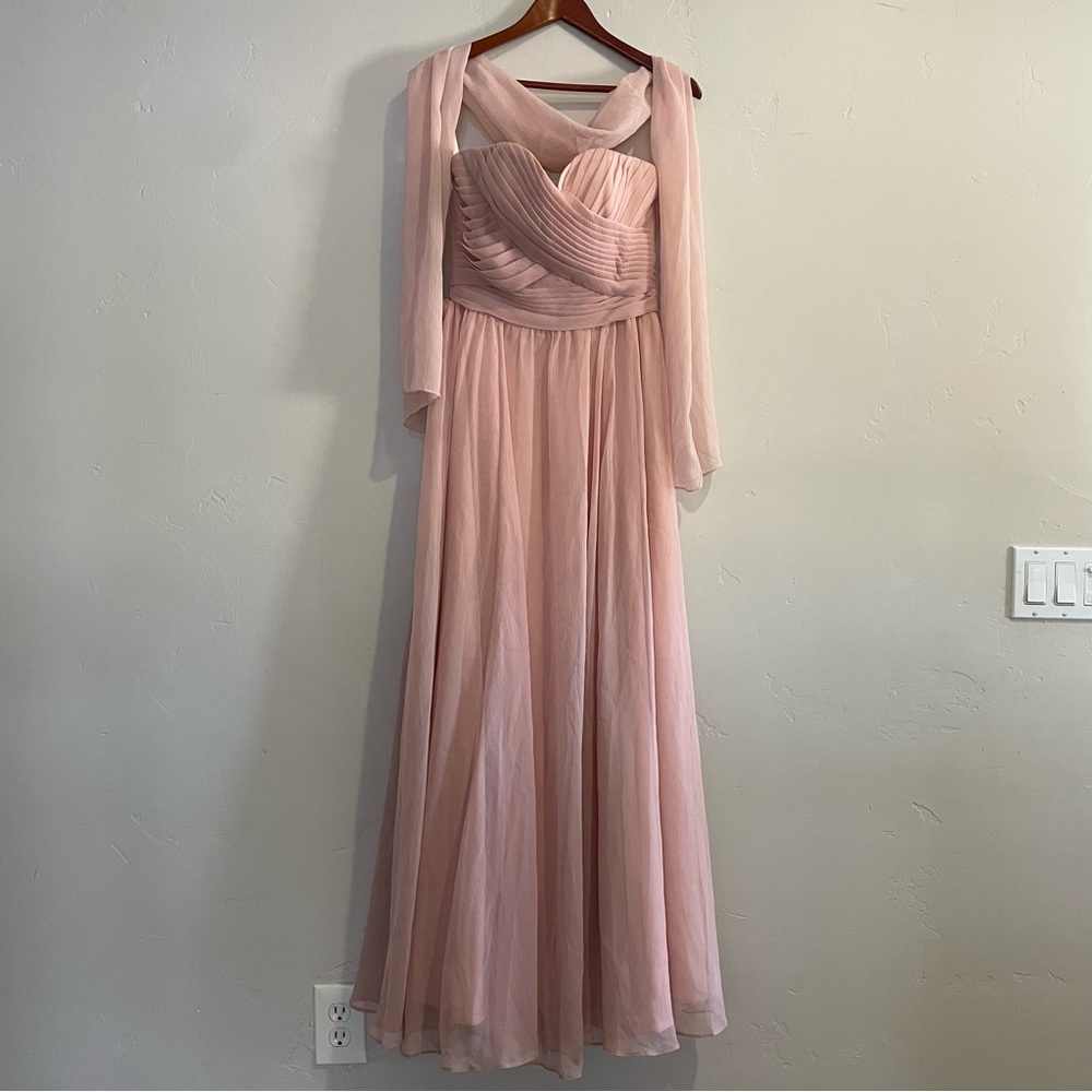 Angelina Faccenda Bridesmaids by Morilee Dress Blush & Sweetheart Strapless - Picture 4 of 12